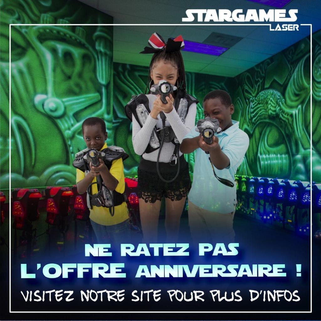 Stargames laser game anniversaire team building