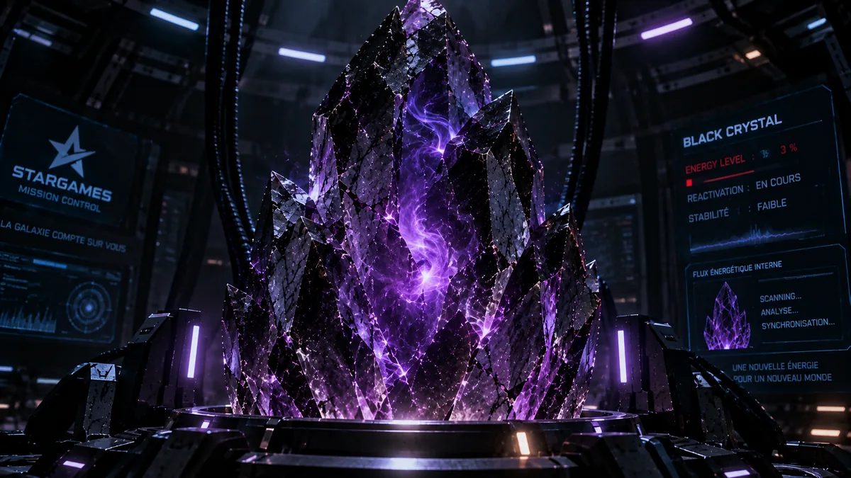 BLACKCRYSTAL Escape Laser Game Stargames